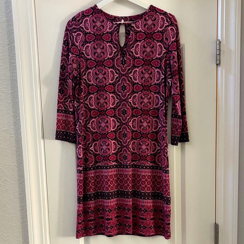 WHBM 3/4 SLEEVE SMALL SHEATH DRESS EXCELLENT CONDITION BUNDLE2SAVE